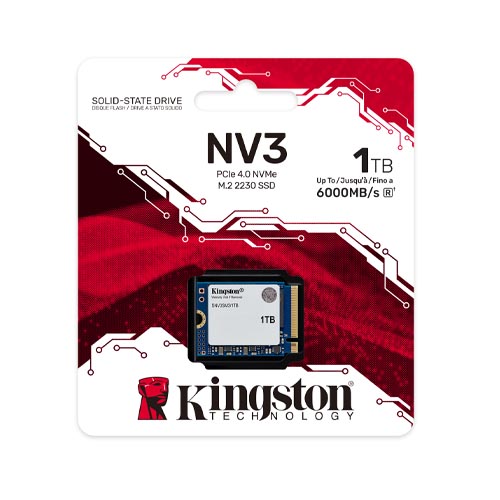Buy Online Kingston NV3 1TB PCIe Gen 4.0 NVMe SSD SNV3SM3