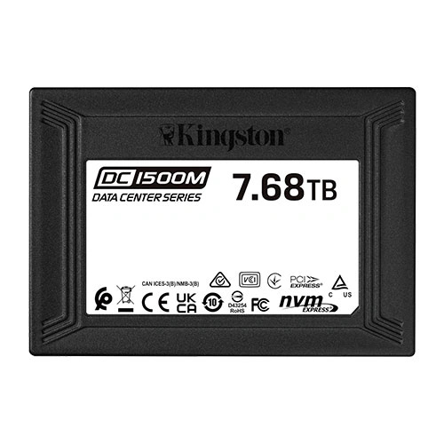 Kingston DC1500M 7.68TB U.2 NVMe Gen3 Enterprise SSD SFYRSK-1000G