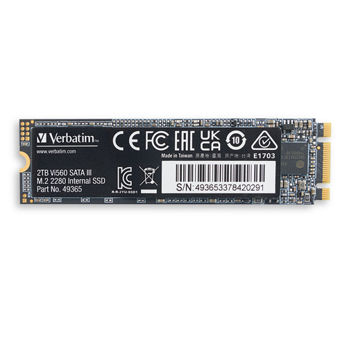 Verbatim 2TB Vi560 S3 M.2 SATA SSD 49365
